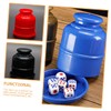 SUPVOX 3Pcs Game Dice Cups Lightweight Dice Shaker for Parties