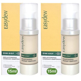 Easydew Spot Ampoule EGF Melatoning One Day Ampoule 15ml 2pcs / 이지듀 기미 앰플 EGF 멜라토닝 원데이앰플 15ml 2개