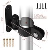 4Pack Wall Mount Gate Hinge, 1-3/8'' Pipe Gate Hinge Set