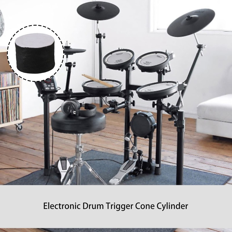 BQLZR Piezo Trigger Sponge Cone Cylinder for Electronic Drum Percussion