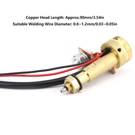 Euro for Torch Mig Welder Conversion Kit Welding for Torch Adaptor Alloy Mig Welding Panel Socket Euro Connector Central Adaptor Replacement Conversion Kit