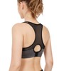 Yvette Sports Bra, Strong Hold, Mesh Racerback, Large Breasts without