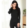 JZCreater Women Thermal Underwear Set, Long Johns Base Layer Top