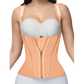 SHAPSHE Waist Trainer for Women, Tummy Control Sports Girdle, Workout Body Shaper with Adjustable Shoulder Strap