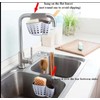 Hebrone Kitchen Sink Caddy Sponge Holder, Plastic Sink Organizer for