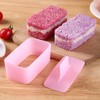 Musubi Mold,3 Pack Onigiri Mold,Musubi Maker Kit,Ball Rectangle Thousand Layer