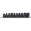 BGS 2560 3/5/6/10-Point Special Car Socket Set, Black, Set of