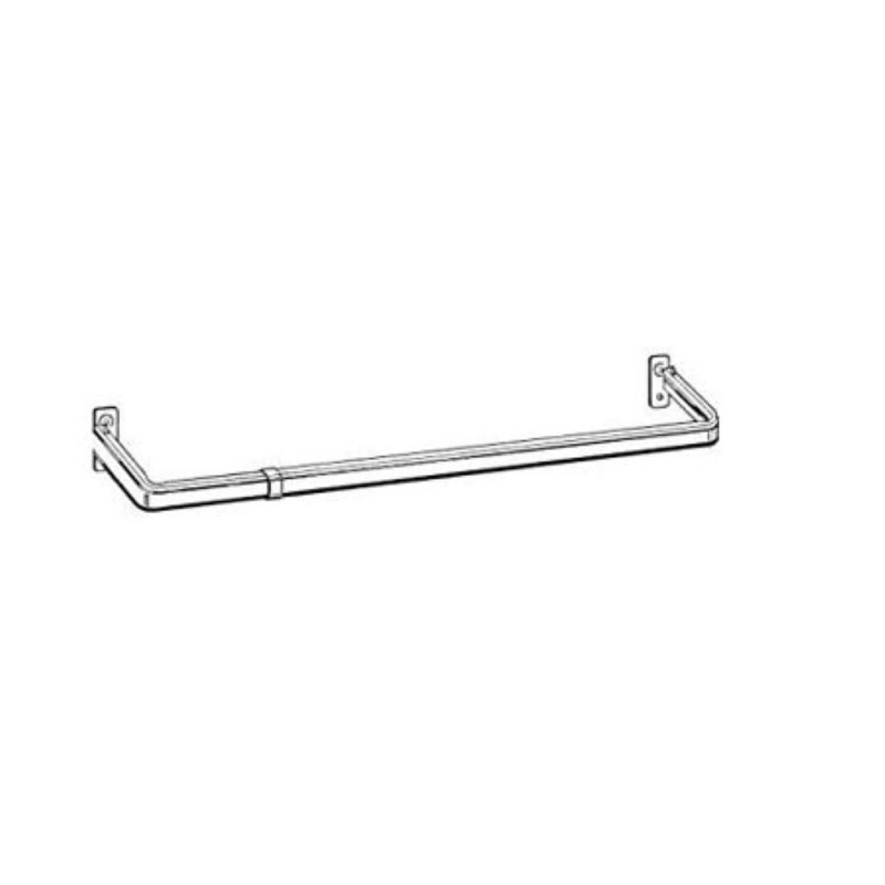 Kirsch Lockseam Curtain Rod Super Duty for Windows 18-28 inches