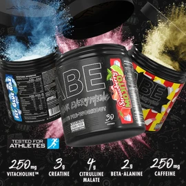 Applied Nutrition ABE Pre Workout - All Black Everything Pre Workout Powder, Energy & Physical Performance with Citrulline, Creatine, Beta Alanine (375g - 30 Servings) (Sour Apple)