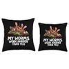 Worm Composting Bin Vermicomposting Composter Worm Farming Throw Pillow