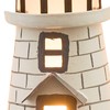 Park Designs Mystic Seaport Light House Night Light, White Lighthouse
