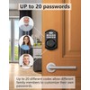 TEEHO Keyless Entry Door Lock with Keypad Smart Deadbolt Lock