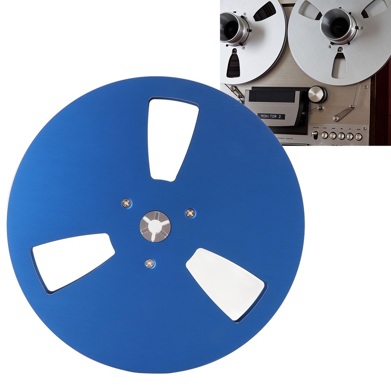 1/4 7 Inch Empty Tape Reel Aluminum Alloy 3 Hole