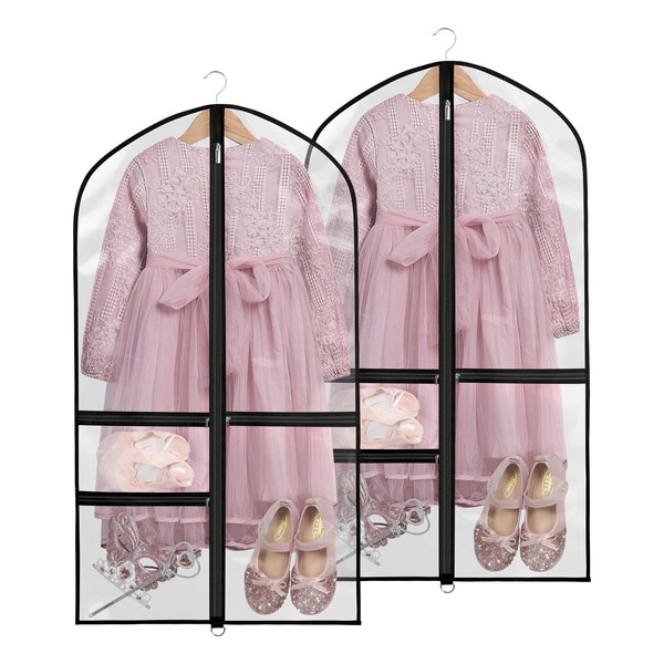 Zilink Clear Kids Garment Bag for Dance 40” Dance Garment