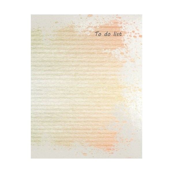 To-do List: To-do list note book planner: school work do
