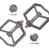 FOOKER Bike Pedals,Aluminum 9/16" Sealed Bearing Bicycle Pedals Lightweight Wide