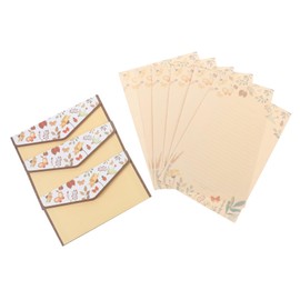 Operitacx 4sets Cartoon Animal Plant Envelope Set of Colored Letter Paper Retro Stationery for Invitations Postcards and Greeting Cards Space-Saving Design