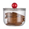 DLRDLR 30oz Plastic Candy Dish with Airtight Lid for Office