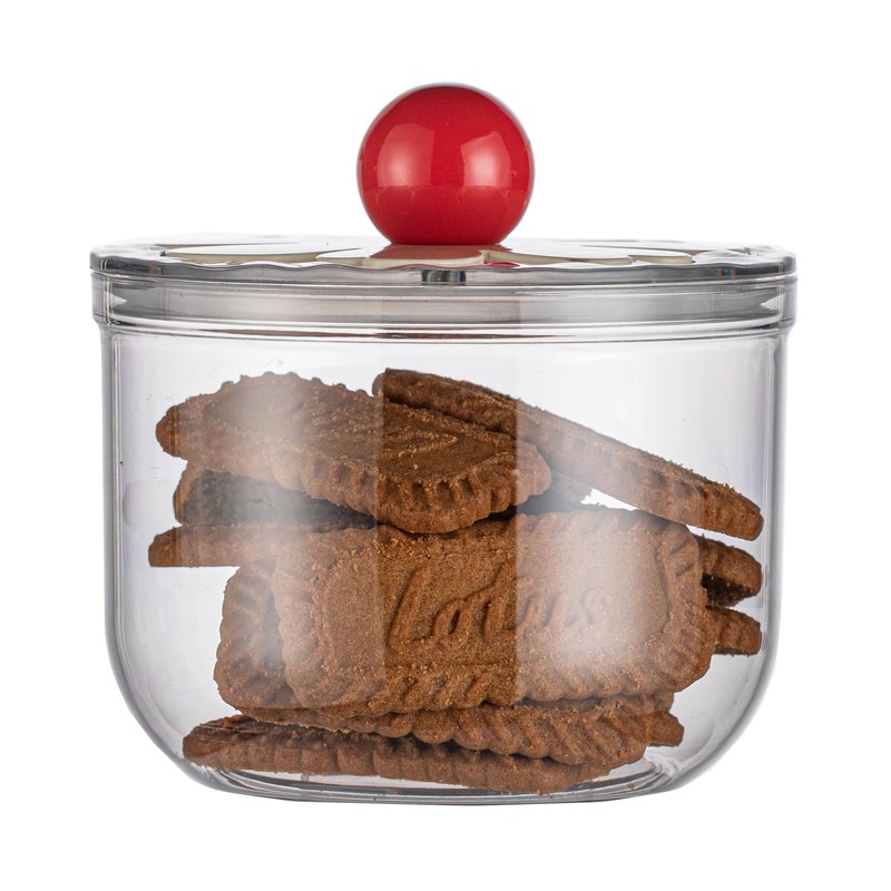 DLRDLR 30oz Plastic Candy Dish with Airtight Lid for Office