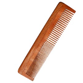 Generic International Shop PureTress Handcrafted Neem Wood Comb - Non-Static and Eco-Friendly Fine Tooth Comb for Men and Women - Soothing Scalp and Hair Health - 7 Inches