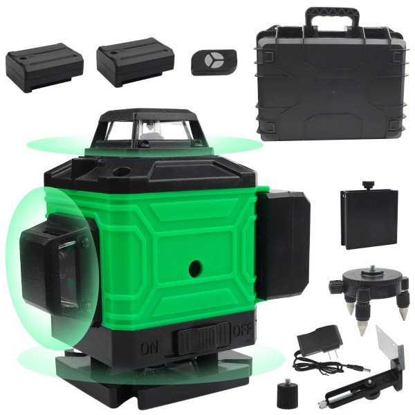 Huliou 16 Lines 4D Laser Level 360° Self Leveling Rotary