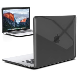 IBENZER Compatible with MacBook Pro 16 Inch Case A2141 Release 2020 2019, Plastic Hard Shell Case Cover for Mac Pro 16’’ with Touch Bar and Touch ID, Crystal Black, T16CYBK