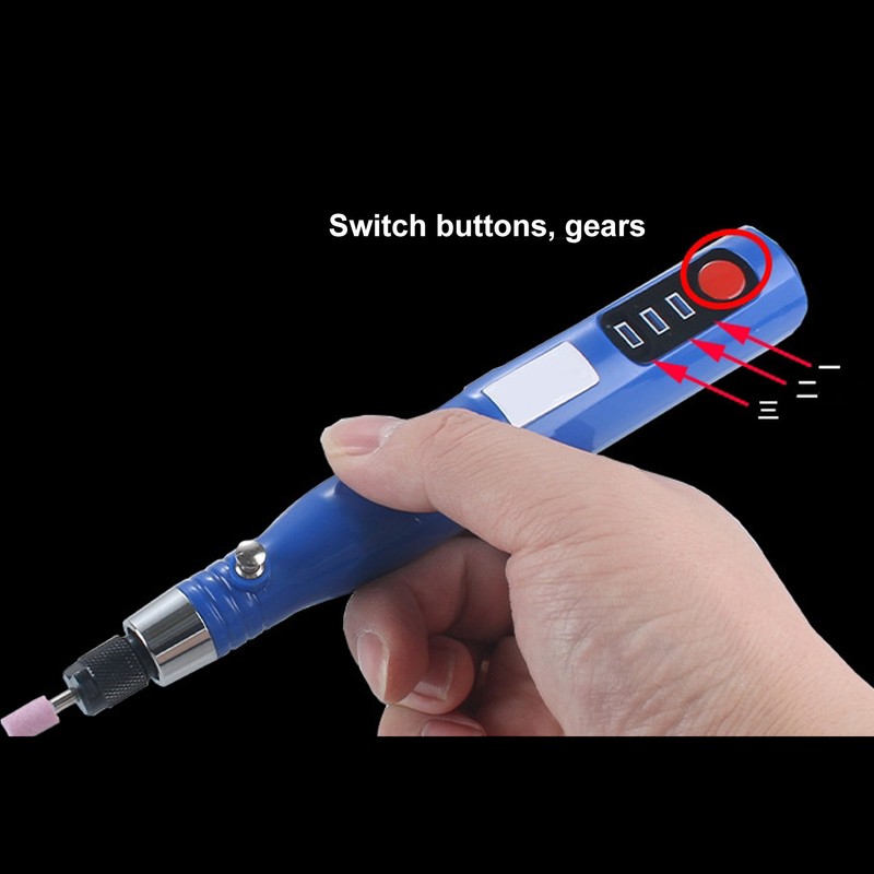 Electric Engraving Pen Handheld Rechargeable Micro Engraver Etching Pen Carve