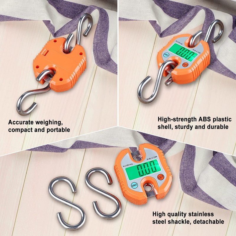 Rhorawill Luggage Scales Crane Scale 150kg Double Accuracy Electronic Digital