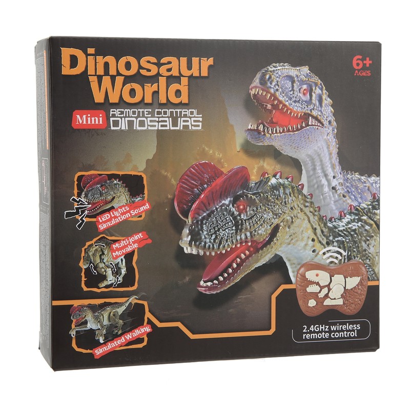 Remote Control Dinosaur Model 2.4G Realistic Walking Roaring Educational RC