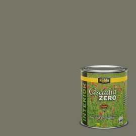 Rodda Paint CASCADIA ZERO Interior Flat Paint & Primer in One, Quart, Green Tea