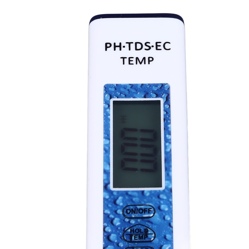 Water Quality Tester 4 in 1 PH TDS EC Temp