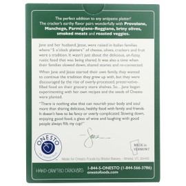 Onesto Rosemary Crackers, 4 Oz