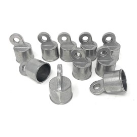 FENCESMART4U Chain Link Fence Rail Ends Aluminum 10 Pc Pack 1-3/8"