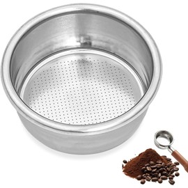 54mm Portafilter Filter Basket, Non-Pressurized Reusable Coffee Filter Basket Portafilter Filter Bowl Replacement for Espresso Machine(58mm 22g Capacity)
