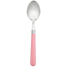 Takakuwa Metal Pastel Cutlery Dessert Spoon, Pink 400973