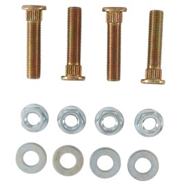 All Balls Racing Wheel Stud and Nut Kit 85-1106 Replacement For Polaris Ranger 500 4x4 EFI 2009 2010, Ranger 800 6X6 EFI 2010 2011-2014 2015 2016, Ranger Diesel 900 4x4 2011-2014