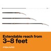 Fiskars Telescopic Pole Pruner (Extends from 3-feet to 8-feet), Hand