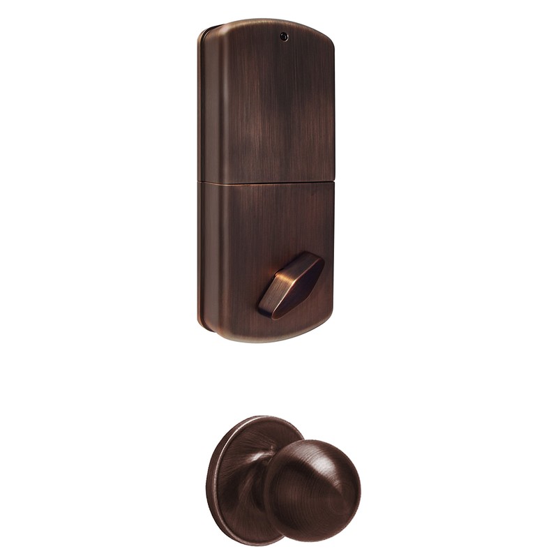 MiLocks BTF-02OB Digital Deadbolt Door Lock and Passage Handle Set