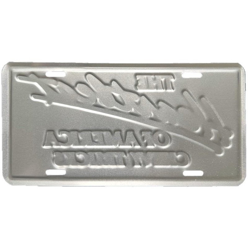HangTime The Heartbeat of America Embossed Metal auto tag 6