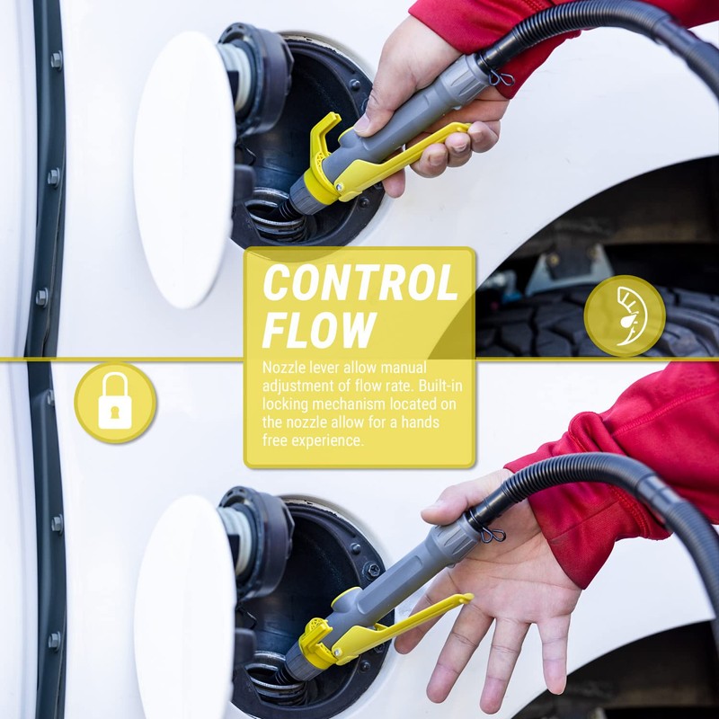 TERA PUMP e85 e15 Electric Liquid Transfer Pump, 10ft Hose,