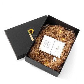 Illuminated Gift Packaging Set: Box, Bag, Bulb, and Cushioning Gift Wrapping