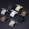 3/8 Inch Inset Cabinet Hinges White, 50 Pack (25 Pairs)
