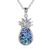 ONEFINITY Pineapple Necklace 925 Sterling Silver Pineapple Pendant Necklace Pineapple