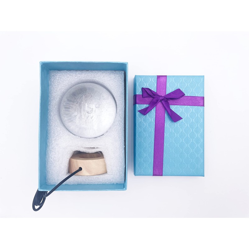 Shop-UP! Medusa light blue tentacles large, phosphorescent 3D large crystal