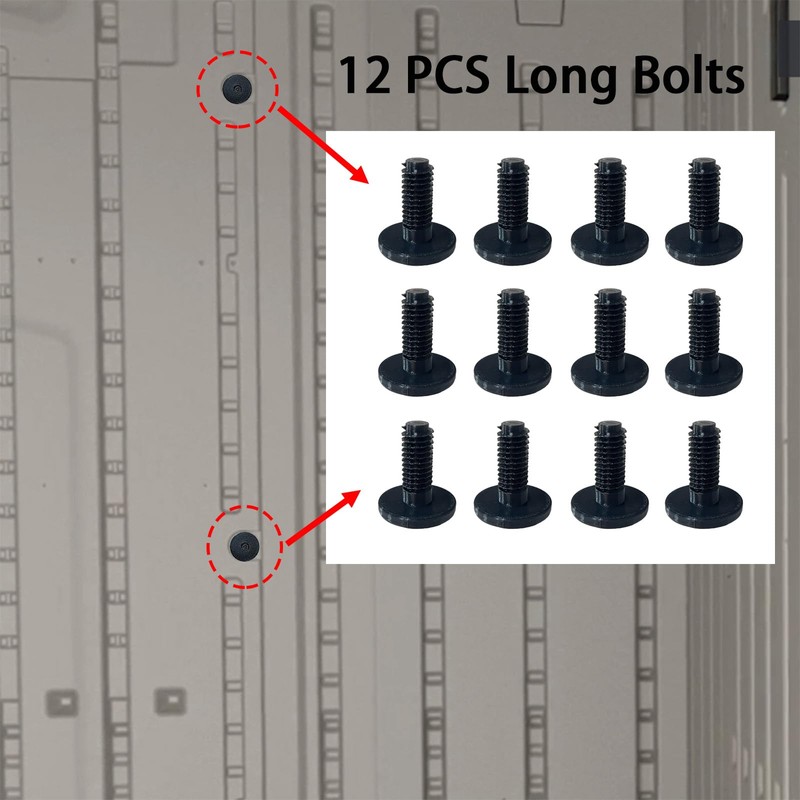 SPANSEE 12 PCS Long Bolts Compatible with Suncast Storage Sheds,