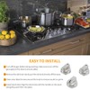 Allstare Stainless Steel WB03X29315 Stove knobs Replacement for GE Stove