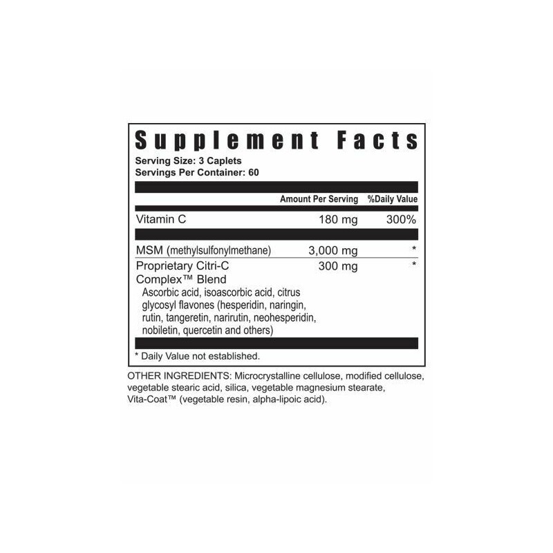 Youngevity MSM Ultra 180 capsules