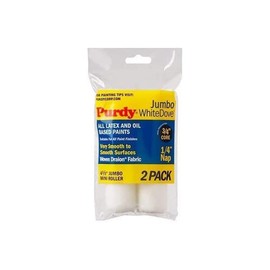 Purdy 140624010 Jumbo Mini White Dove Roller Replacements, 2-Pack, 4-1/2 inch x 1/4 inch nap