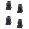 Gedotec Foot Caps Plastic Furniture Gliders with Inner Thread M10
