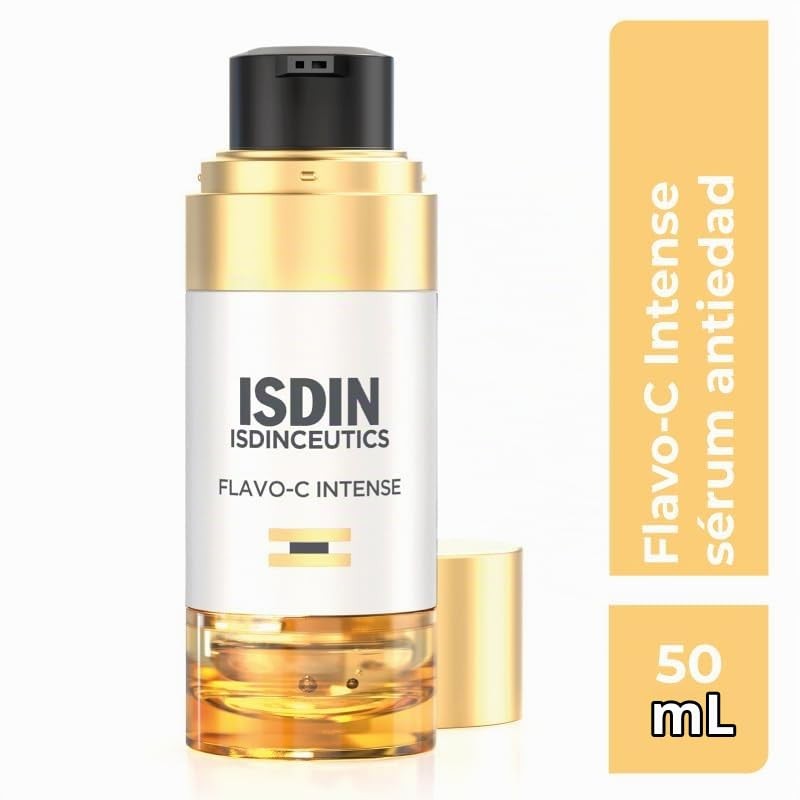 ISDINCEUTICS Flavo-C Intense, Serum Antiedad Revitalizante con Vitamina C, 50ml
